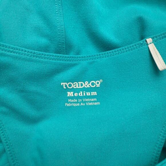 Toad&Co Women's Tech Tomboy Racerback Athletic Dress Teal - Picture 2 of 10